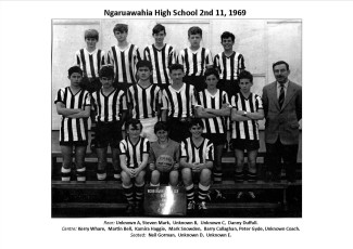 1969 Ngaruawahia High 2nd 11