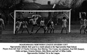 1977 Senior game at Ngaruawahia High ground
