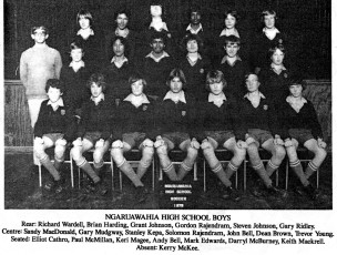 1979 Ngaruawahia High Boys