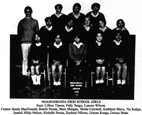 1979 Ngaruawahia High Girls