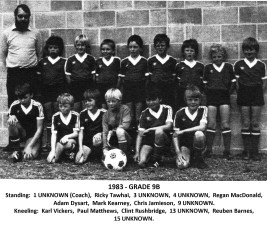 1983 9th Grade B (Joe Wright Coach)