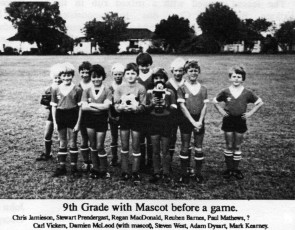 1983 9th Grade B pre-game