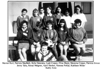 1991 NHS Girls Soccer Team